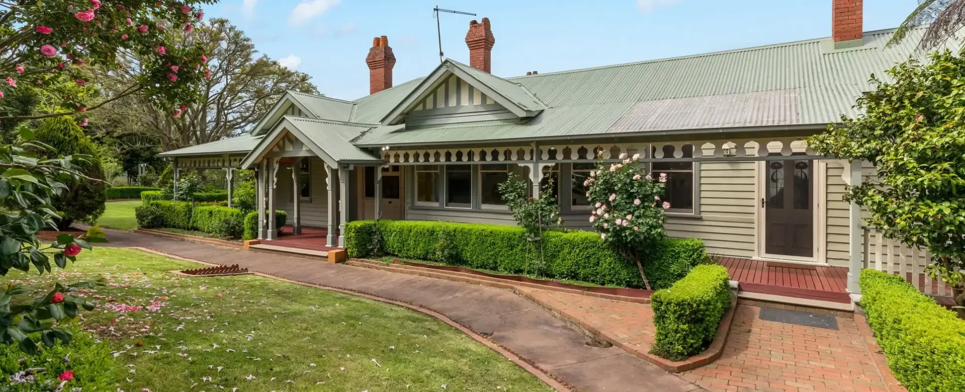 French doors onto the garden